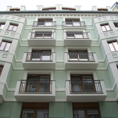 Многофункциональный многоквартирный дом на улице Моравска
